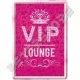 Retró Fém Képeslap - VIP Lounge - VIP Társalgó, Tárgyaló