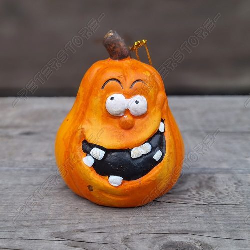 Kerámia Halloween Tök figura