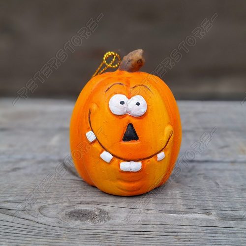 Kerámia Halloween Tök figura